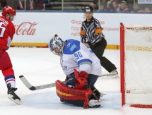 Фоторепортаж с матча КХЛ «Локомотив» — «Барыс» 7:1