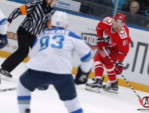 Фоторепортаж с матча КХЛ «Автомобилист» — «Барыс» 3:4