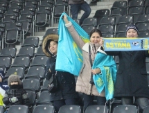 Фоторепортаж с разминки «Астаны» перед матчем Лиги Европы с «Янг Бойз»