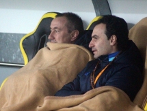 Фоторепортаж с разминки «Астаны» перед матчем Лиги Европы с «Янг Бойз»