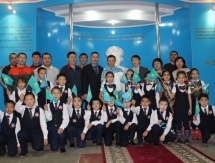 Олимпийские призеры встретились с юными талдыкорганцами