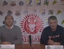 Видео послематчевой пресс-конференции игр чемпионата РК «Арлан» — «Номад» 1:3, 5:2