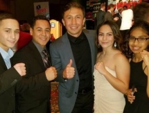 Головкин встретился с юными боксерами на Конвенции WBC