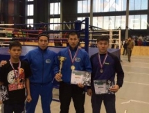 Актауские кикбоксеры завоевали 9 медалей на двух турнирах