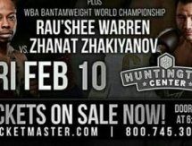 Афиша боя Жакиянов — Уоррен