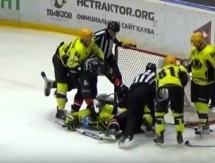 Видеообзор матча ВХЛ «Челмет» — «Сарыарка» 0:3 