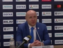 Видео послематчевой пресс-конференции игры КХЛ «Барыс» — «Авангард» 3:1 