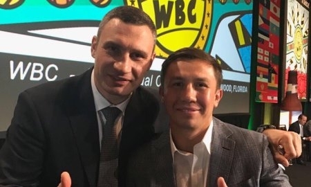 Головкин встретился с Кличко на Конвенции WBC