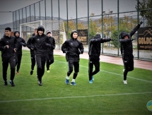 Фото с тренировки «Алтая» 9 января