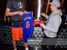 Фоторепортаж с посещения Головкиным матча НБА в Нью-Йорке