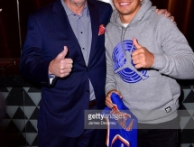 Фоторепортаж с посещения Головкиным матча НБА в Нью-Йорке