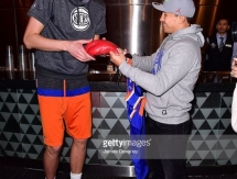 Фоторепортаж с посещения Головкиным матча НБА в Нью-Йорке