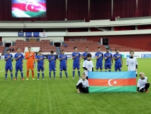 Фоторепортаж c матча Мемориала Гранаткина-2017 Казахстан — Азербайджан 2:2