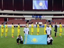 Фоторепортаж c матча Мемориала Гранаткина-2017 Казахстан — Азербайджан 2:2