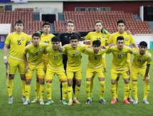 Фоторепортаж c матча Мемориала Гранаткина-2017 Казахстан — Азербайджан 2:2