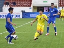 Фоторепортаж c матча Мемориала Гранаткина-2017 Казахстан — Азербайджан 2:2