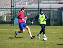 Фоторепортаж с утренней тренировки «Окжетпеса» 