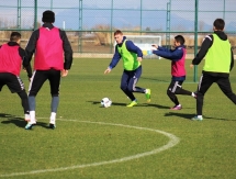 Фоторепортаж с утренней тренировки «Окжетпеса» 