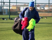 Фоторепортаж с утренней тренировки «Окжетпеса» 