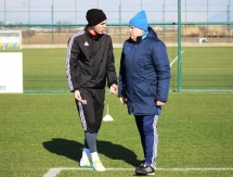 Фоторепортаж с утренней тренировки «Окжетпеса» 