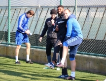 Фоторепортаж с утренней тренировки «Окжетпеса» 