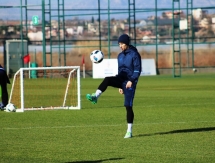 Фоторепортаж с утренней тренировки «Окжетпеса» 