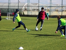 Фоторепортаж с утренней тренировки «Окжетпеса» 