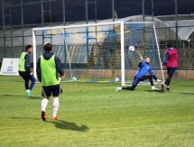 Фоторепортаж с вечерней тренировки «Окжетпеса» 