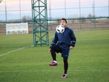 Фоторепортаж с вечерней тренировки «Окжетпеса» 