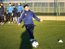 Фоторепортаж с вечерней тренировки «Окжетпеса» 