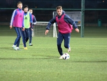 Фоторепортаж с вечерней тренировки «Окжетпеса» 