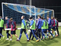 Фоторепортаж с вечерней тренировки «Окжетпеса» 