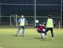 Фоторепортаж с вечерней тренировки «Окжетпеса» 