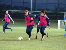 Фоторепортаж с вечерней тренировки «Окжетпеса» 