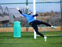 Фоторепортаж с вечерней тренировки «Окжетпеса» 