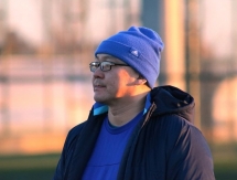 Фоторепортаж с вечерней тренировки «Окжетпеса» 