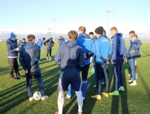 Фоторепортаж с вечерней тренировки «Окжетпеса» 