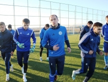 Фоторепортаж с вечерней тренировки «Окжетпеса» 