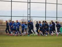 Фоторепортаж с утренней тренировки «Окжетпеса» 