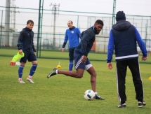 Фоторепортаж с утренней тренировки «Окжетпеса» 