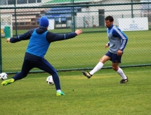 Фоторепортаж с утренней тренировки «Окжетпеса» 