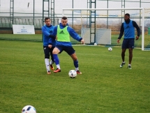 Фоторепортаж с утренней тренировки «Окжетпеса» 