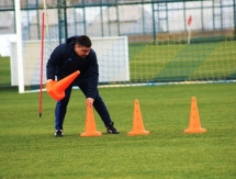 Фоторепортаж с утренней тренировки «Окжетпеса» 
