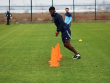 Фоторепортаж с утренней тренировки «Окжетпеса» 