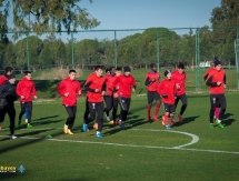 Фоторепортаж с тренировки «Кайсара» 12 января