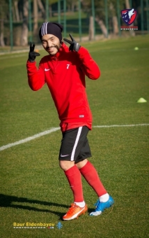 Фоторепортаж с тренировки «Кайсара» 12 января