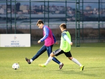 Фоторепортаж с вечерней тренировки «Окжетпеса» 