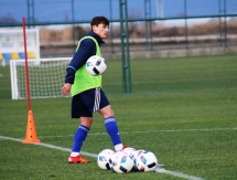 Фоторепортаж с вечерней тренировки «Окжетпеса» 