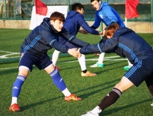 Фоторепортаж с вечерней тренировки «Окжетпеса» 