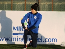 Фоторепортаж с вечерней тренировки «Окжетпеса» 